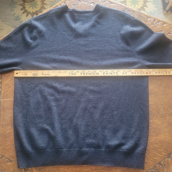 Britches Men's Merino Wool V-neck Sweater Size 2XL - Picture 4 of 6